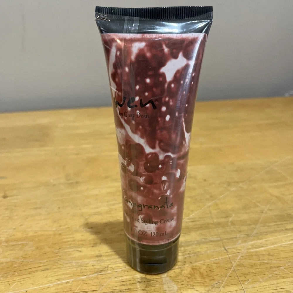 WEN By Chaz Dean Pomegranate Anti-Frizz‎ Styling Creme 4 Oz NEW Sealed (S35)
